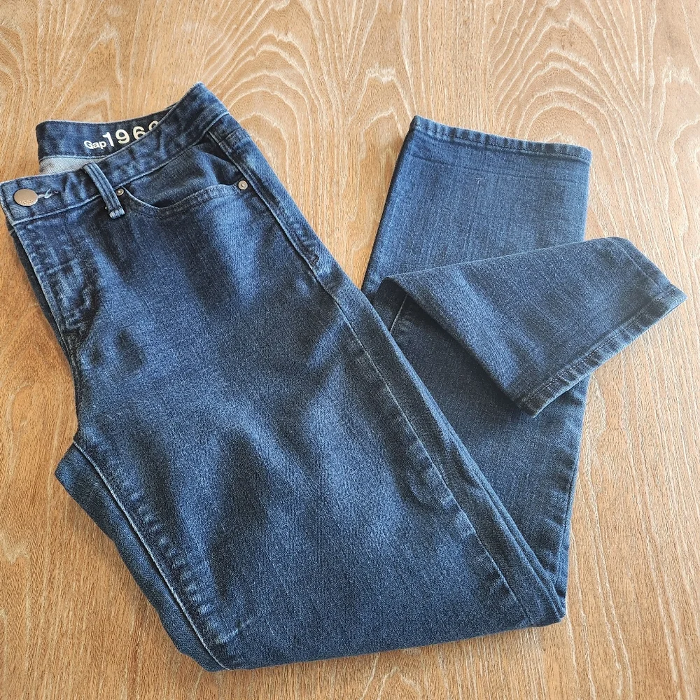 GAP‎ 1969 Real Straight Leg Jeans Dark Wash Size 27